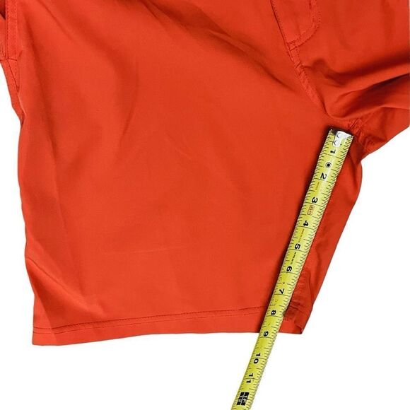 Teal Cove Swim Surf Orange Men’s Shorts Stretch Hybrid Zip Sz 32 - Picture 8 of 9